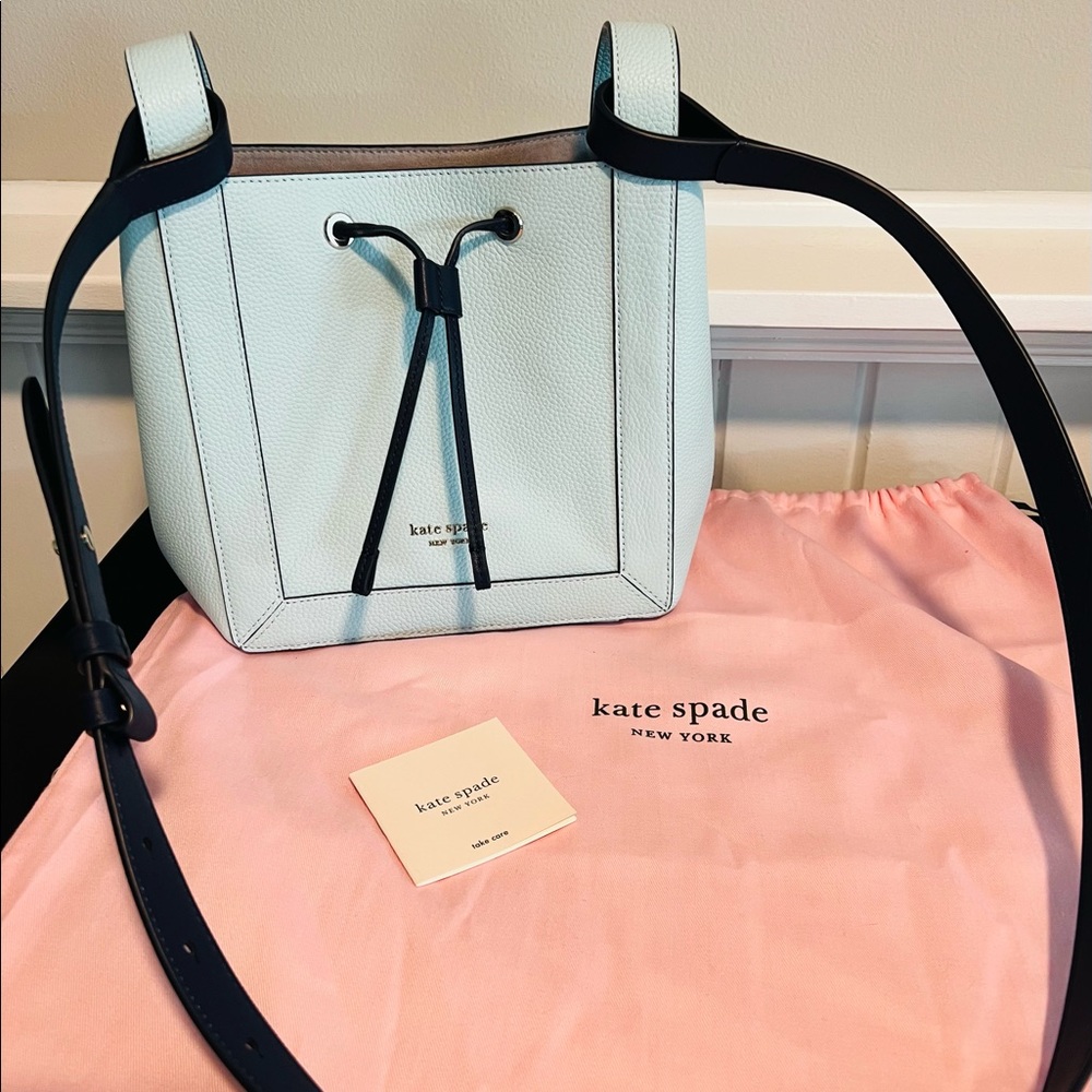 Kate spade blue bucket bag/crossbody